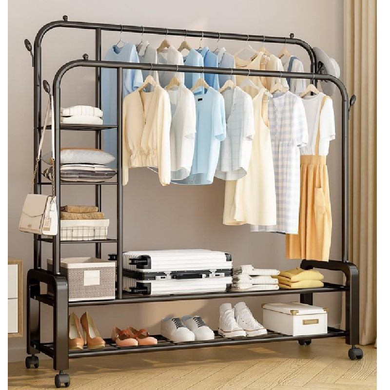 Giá treo quần áo thông minh, có bánh xe di chuyển